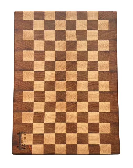 End Grain Cutting Board - Kiaat & Beech